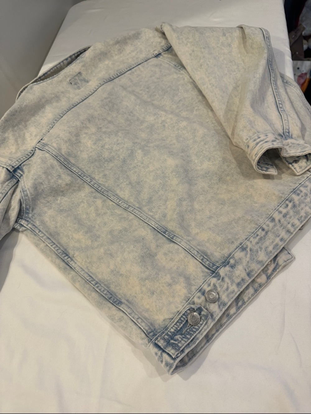 wild fable Light Wash Blue Denim Jacket - Picture 6 of 7